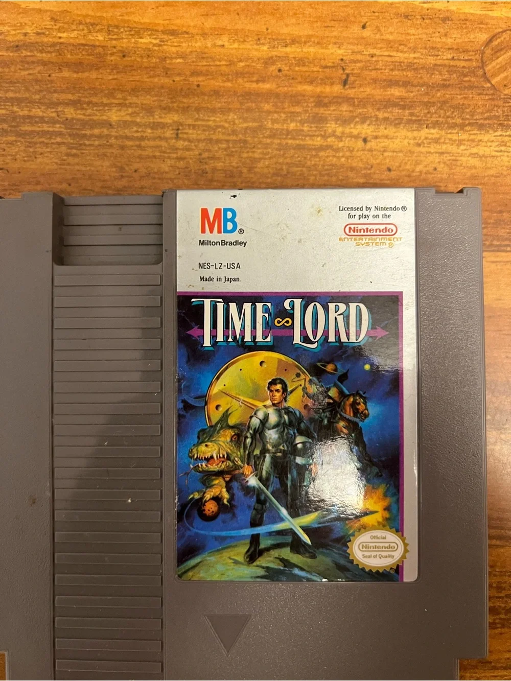 Nintendo Time Lord NES Cartridge